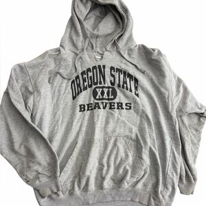 Oregon State Beavers Hoodie XXL Gray Pullover College NCAA